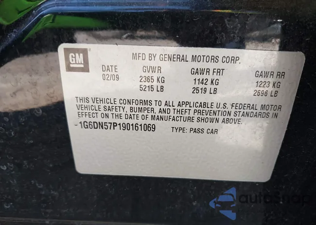 1G6DN57P190161069: 43226214