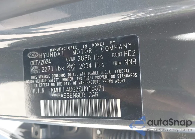 KMHLL4DG3SU915371: 43226250