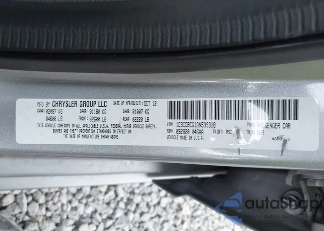 1C3CCBCG1DN539328: 43226260