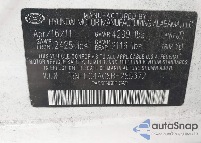 5NPEC4AC8BH285372: 43226358