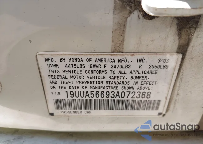 19UUA56693A072368: 43226361