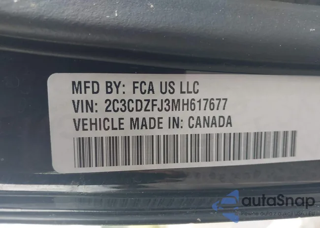 2C3CDZFJ3MH617677: 43226455