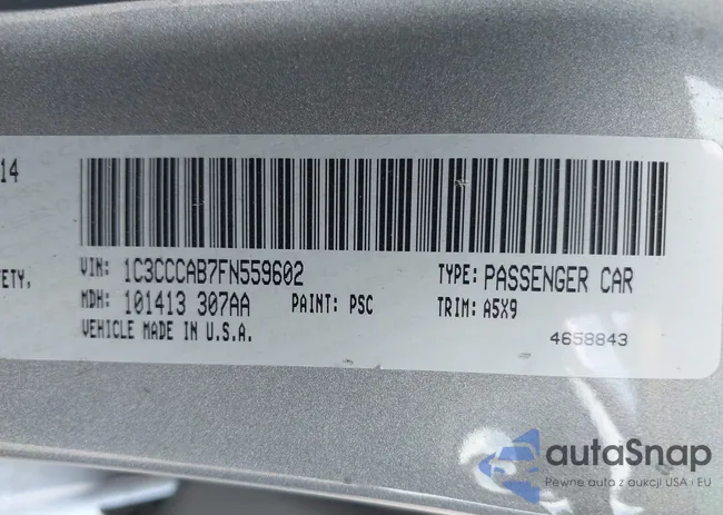 1C3CCCAB7FN559602: 43225493