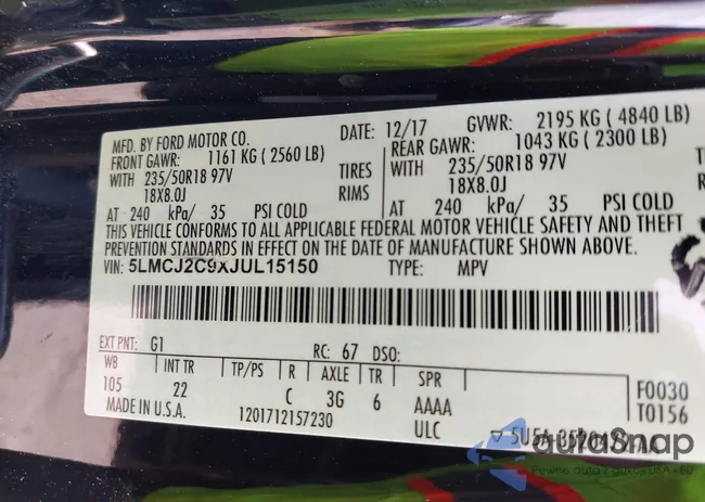 5LMCJ2C9XJUL15150: 43225532