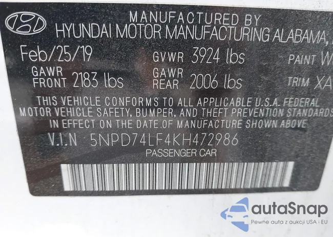 5NPD74LF4KH472986: 43225595