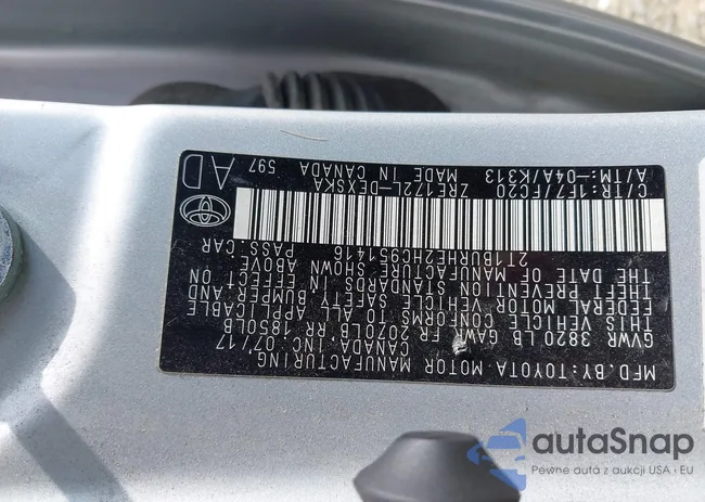 2T1BURHE2HC951416: 43227166