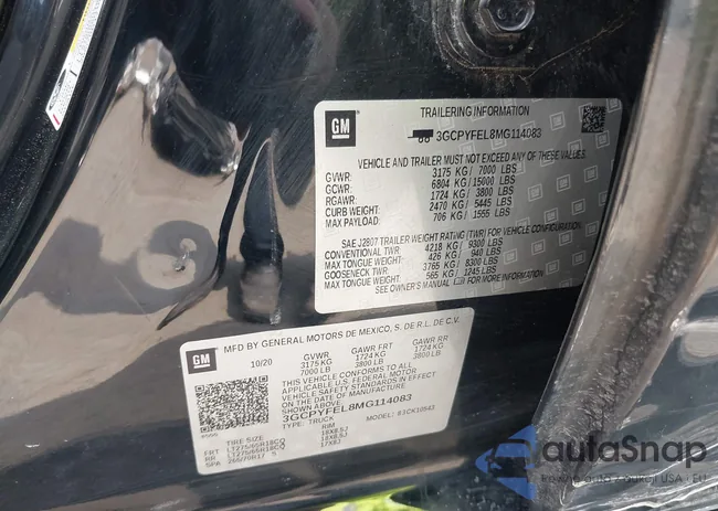 3GCPYFEL8MG114083: 43227470