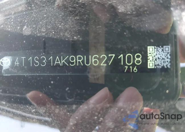 4T1S31AK9RU627108: 43227472