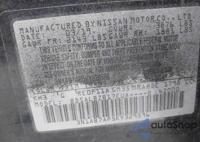 3N1AB7AP5KY329596: 43226707