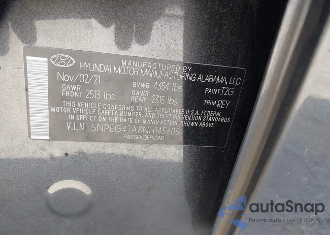 5NPEG4JA8NH145605: 43227890