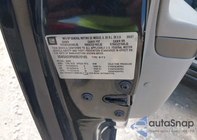 3GNDA23P68S570180: 43227903