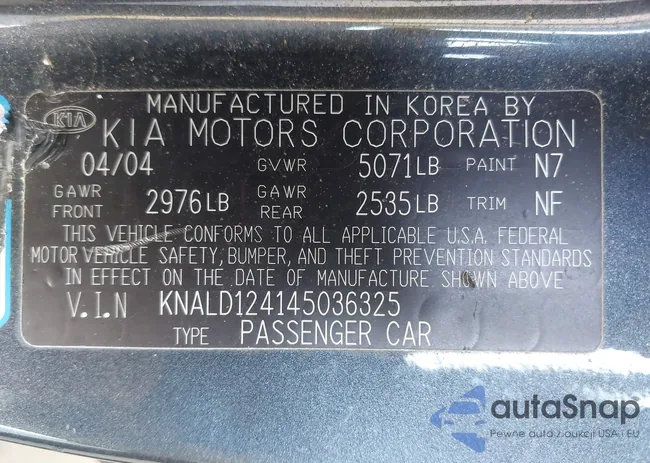 KNALD124145036325: 43227939