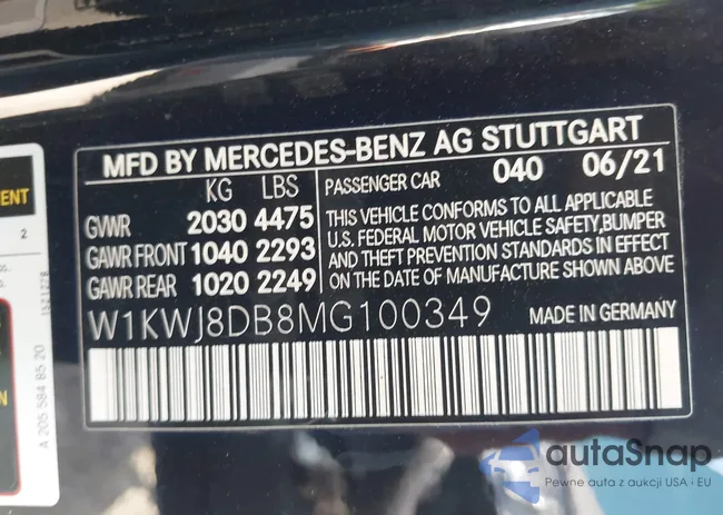 W1KWJ8DB8MG100349: 43228023