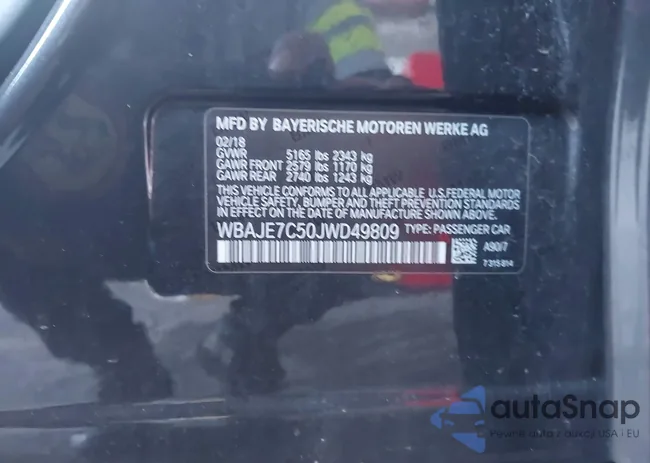 WBAJE7C50JWD49809: 43228236