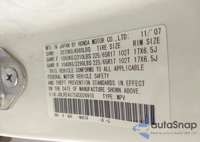 JHLRE48758C024910: 43228251