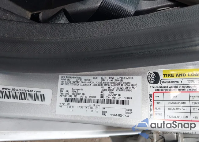 3FADP4BJ2EM116756: 43228287