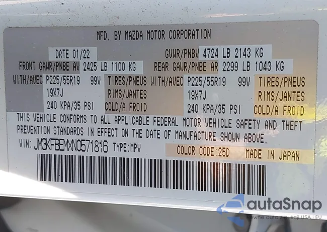 JM3KFBEMXN0571816: 43227734