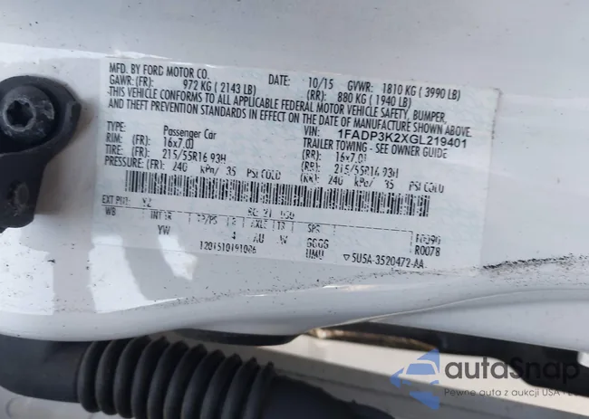 1FADP3K2XGL219401: 43228887