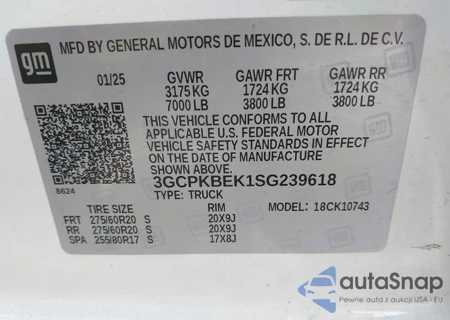 3GCPKBEK1SG239618: 43228914