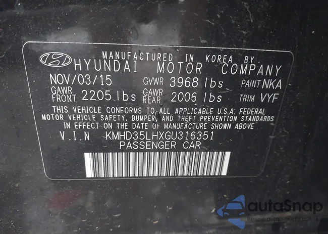 KMHD35LHXGU316351: 43229106