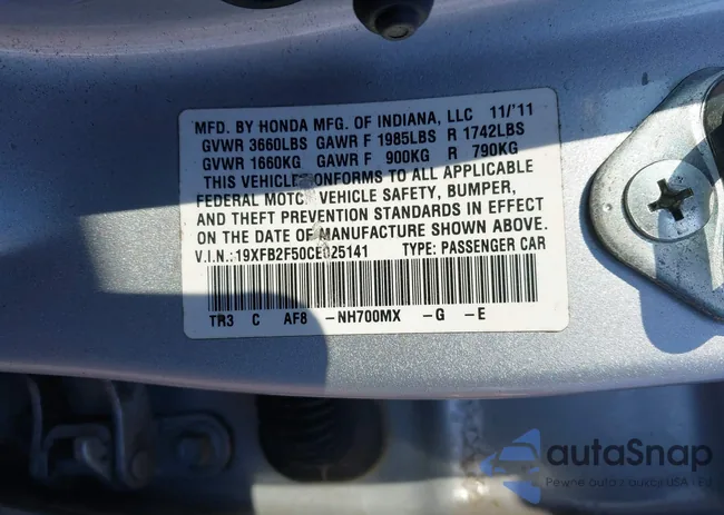 19XFB2F50CE025141: 43229160