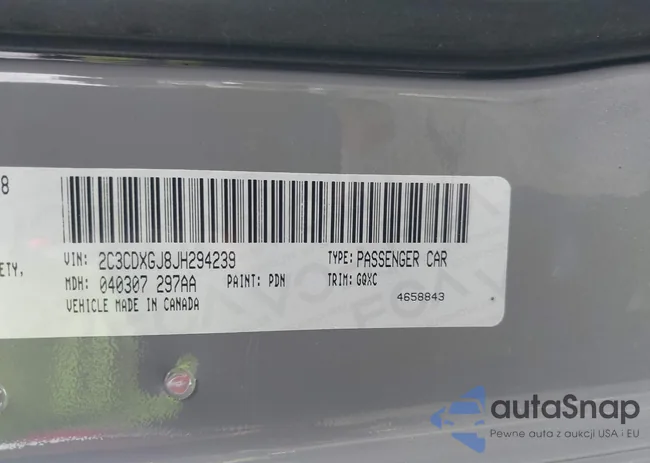 2C3CDXGJ8JH294239: 43229309