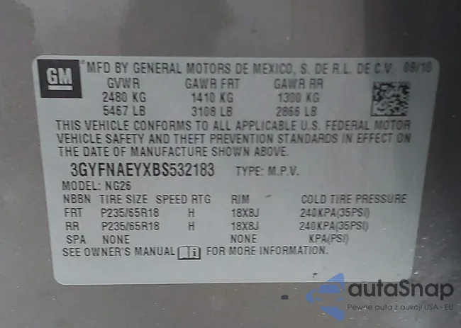 3GYFNAEYXBS532183: 43229317