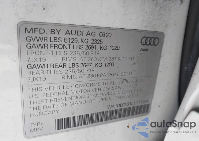 WA1DECF31L1111204: 43229383