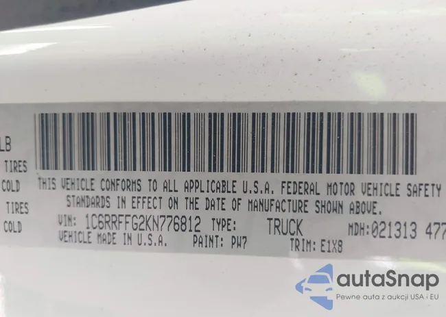 1C6RRFFG2KN776812: 43228773