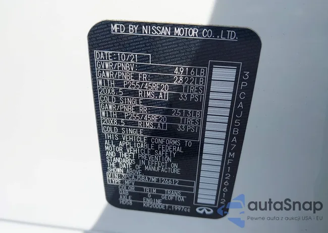 3PCAJ5BA7MF126612: 43229945