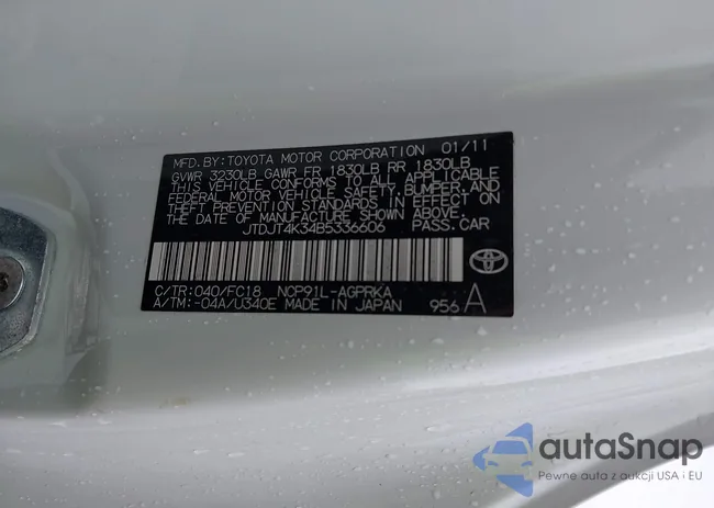 JTDJT4K34B5336606: 43230269