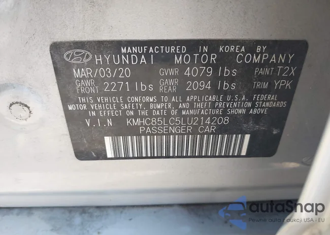 KMHC85LC5LU214208: 43230367