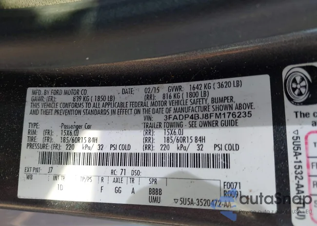 3FADP4BJ8FM176235: 43229504