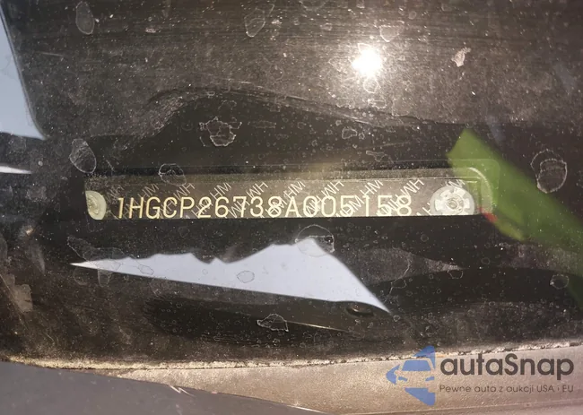 1HGCP26738A005158: 43229564