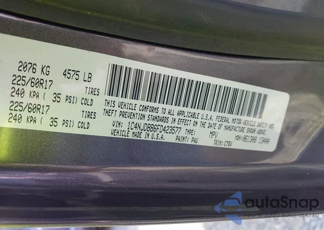 1C4NJDBB0HD101651: 43229607