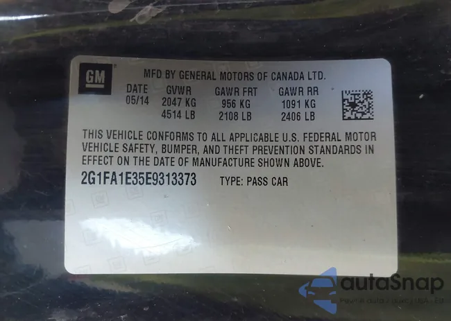 2G1FA1E35E9313373: 43231067