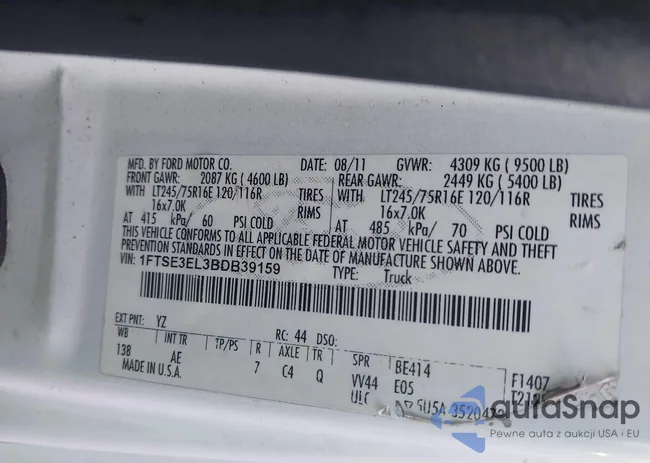 1FTSE3EL3BDB39159: 43231153