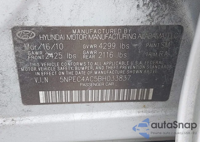 5NPEC4AC5BH033837: 43231192