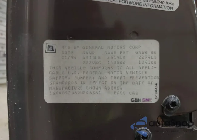 1G6KD52B8RU246361: 43231318