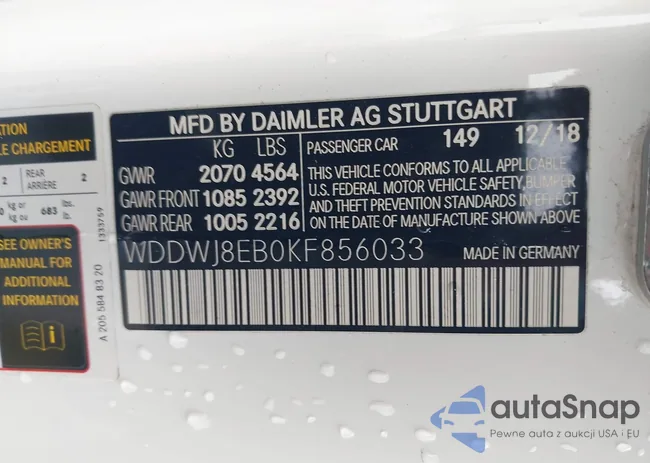 WDDWJ8EB0KF856033: 43231393