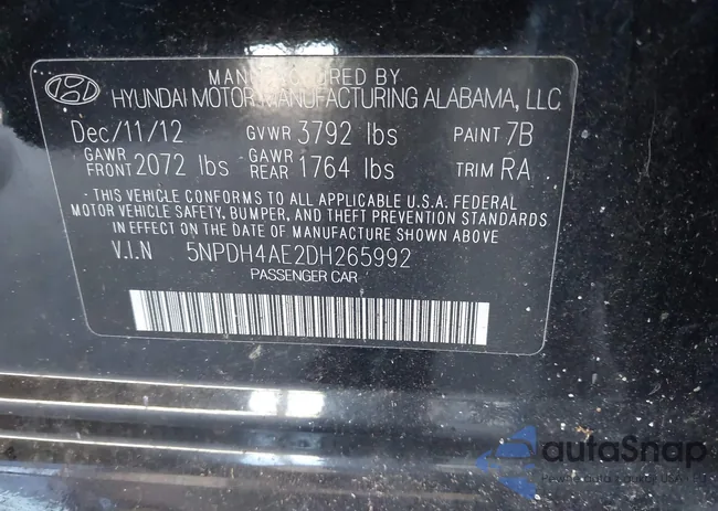 5NPDH4AE2DH265992: 43231401