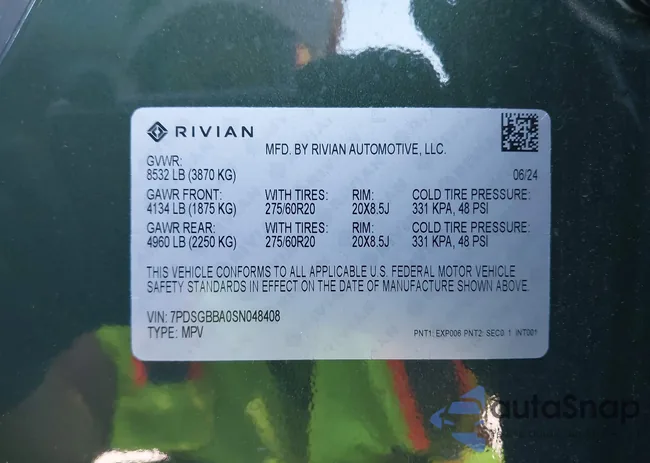 7PDSGBBA0SN048408: 43231968