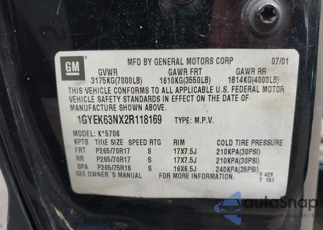 1GYEK63NX2R118169: 43231975