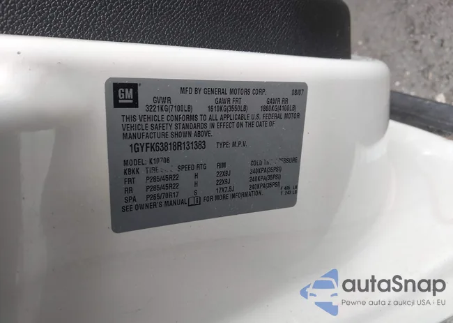 1GYFK63818R131383: 43232033