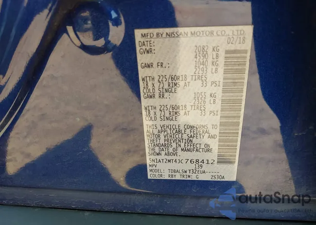 5N1AT2MT4JC768412: 43232073