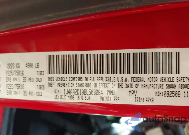 1J4AA2D10BL503264: 43232077