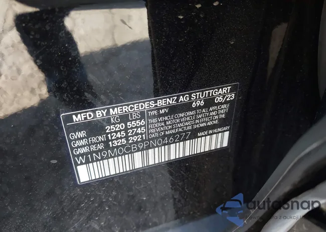 W1N9M0CB9PN046277: 43231680