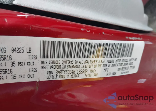 3A8FY58B48T162839: 43231688