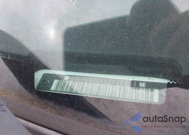 1GCRCSE05BZ106834: 43232981