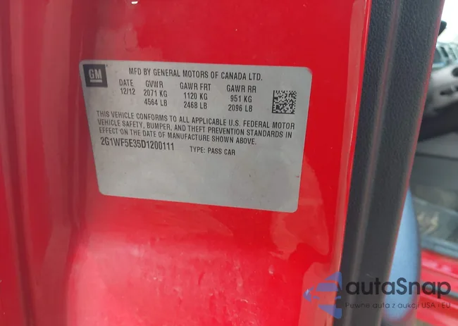 2G1WF5E35D1200111: 43233106